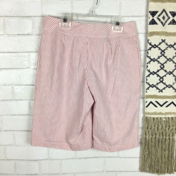 R.O.C. Legacy Collection Pink & White Stripe Seersucker Shorts Size 6 NWT - Picture 2 of 4